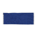 Striking Blue Plaid Lightweight Scarf — Unique Original Swirvy Grid Pattern