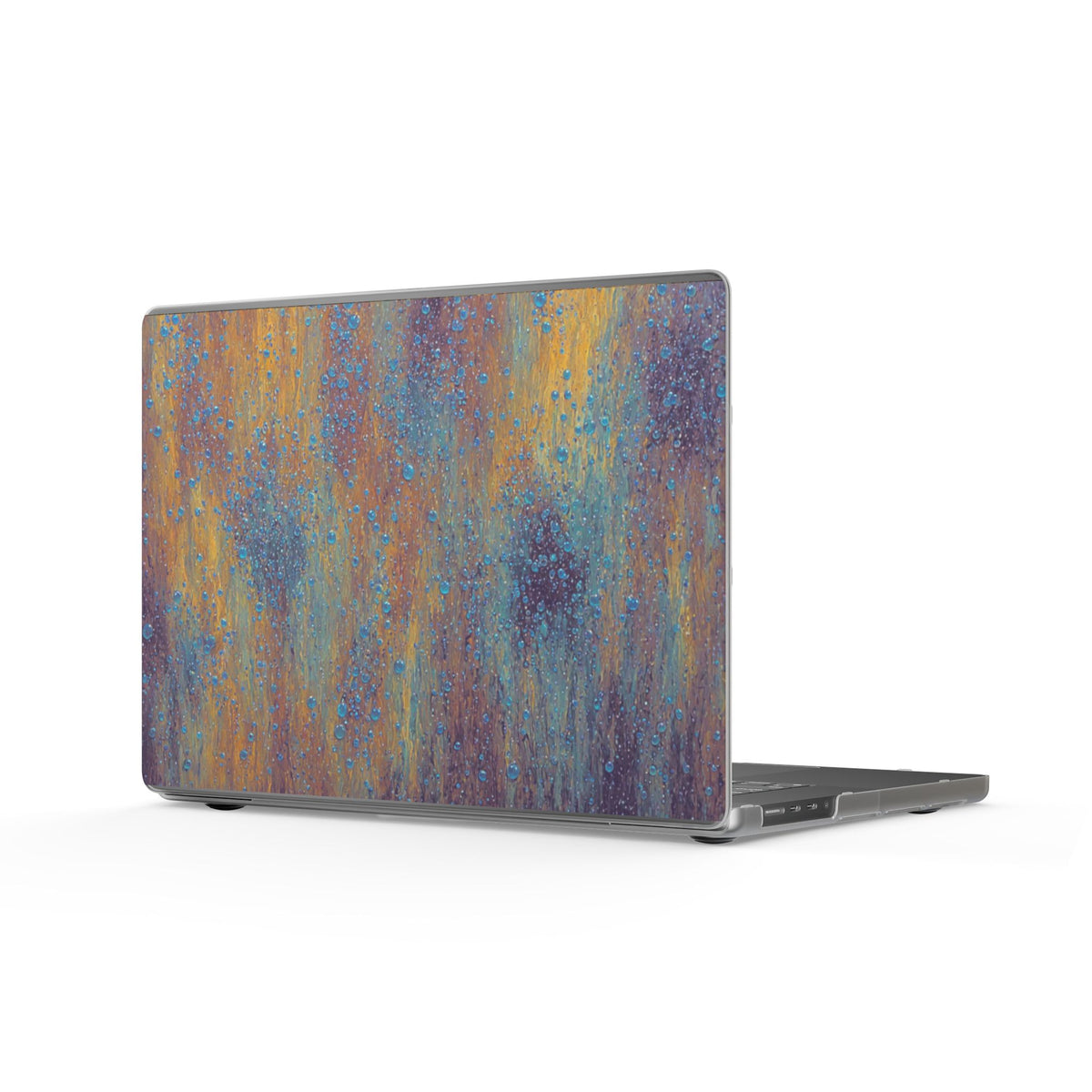 Abstract Bubbles MacBook Case — Colorful Texture Laptop Skin