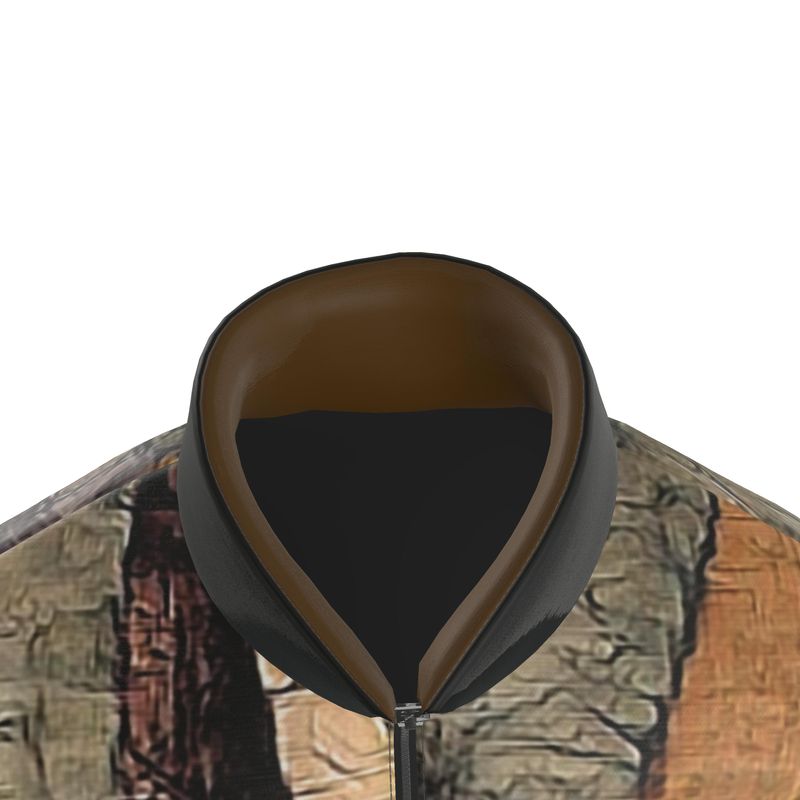 Nature's look in a Bomber jacket
