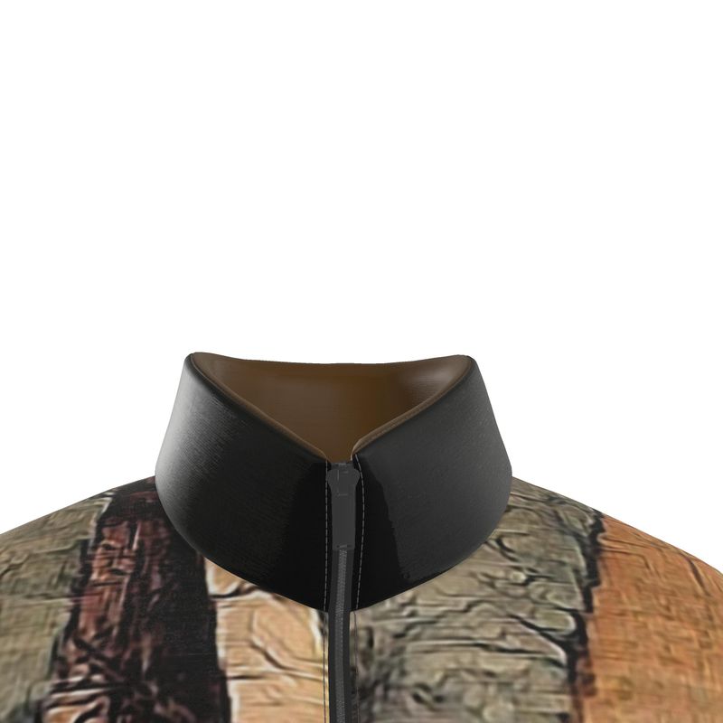 Nature's look in a Bomber jacket