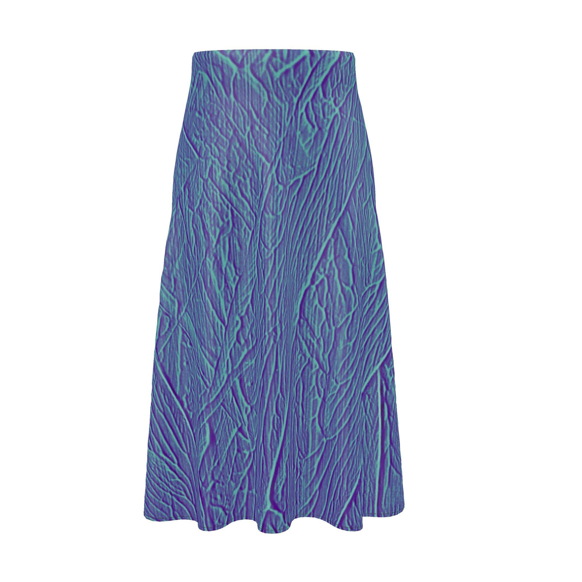 Irredescent Colored Midi Skirt