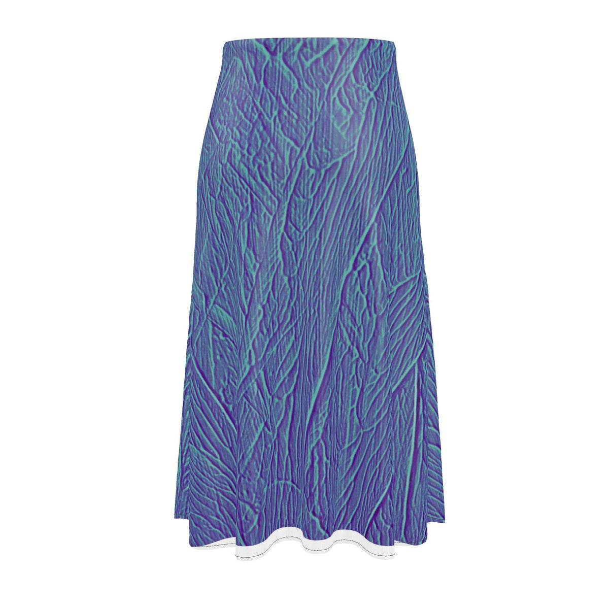 Irredescent Colored Midi Skirt