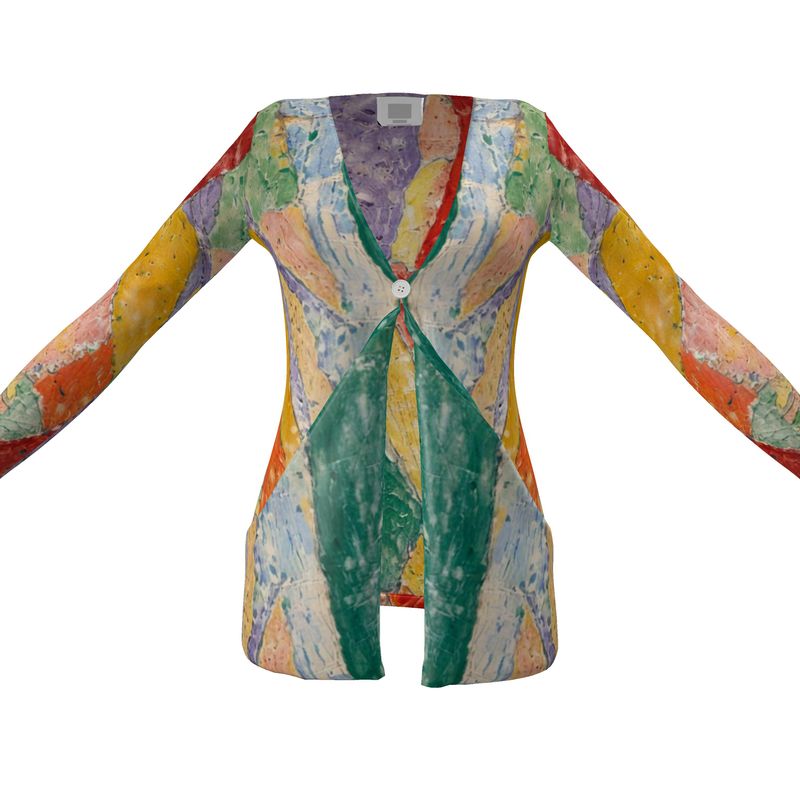 Ladies Cardigan With Pockets and a button