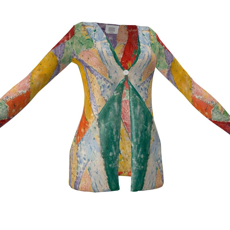 Ladies Cardigan With Pockets and a button