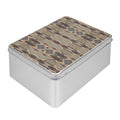 Biscuit Tin Geometric natural pattern