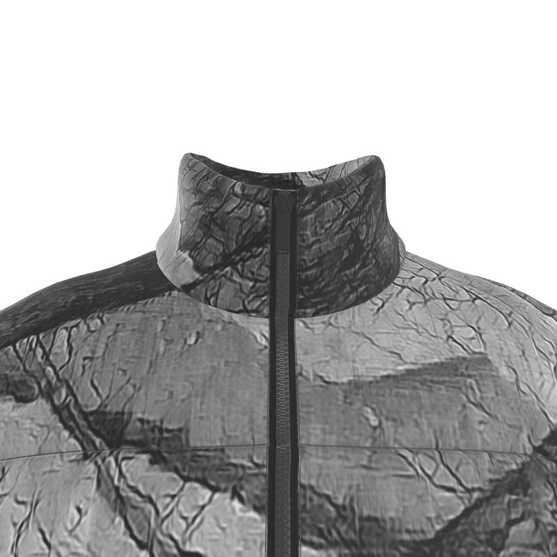 Rustic Black and Gray Puffer Vest