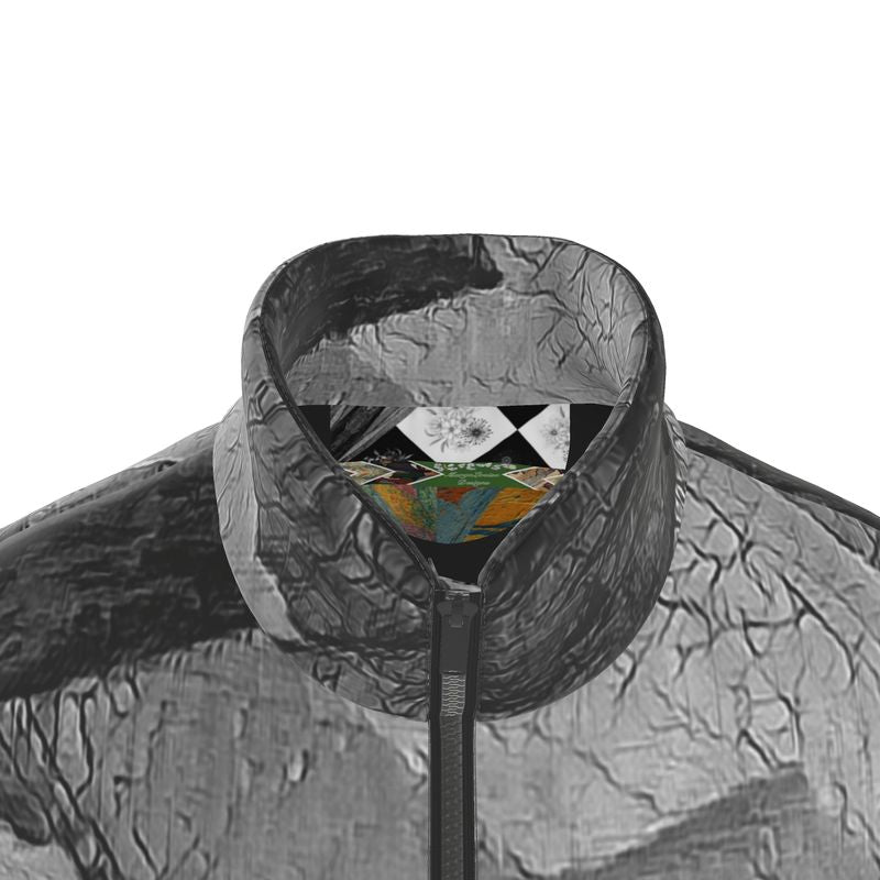 Rustic Black and Gray Puffer Vest