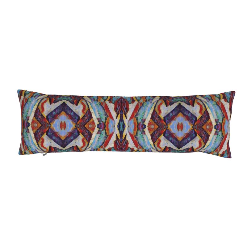 Multi gem colored Bolster Pillow