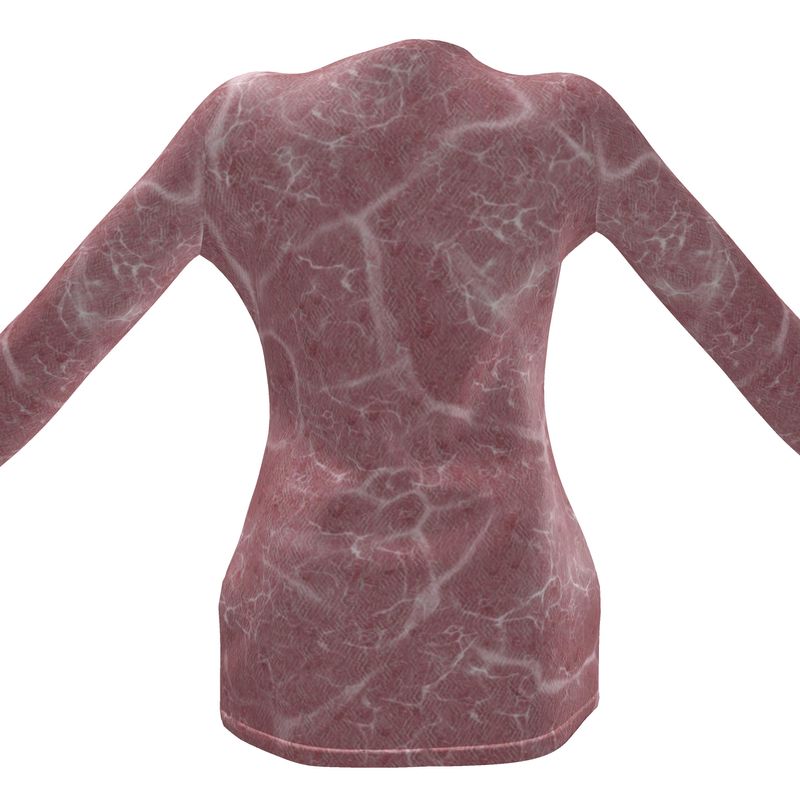 Ladies Pretty in Pink Cardigan With Pockets