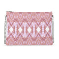 Pretty in Pink Crossbody Bag With Chain