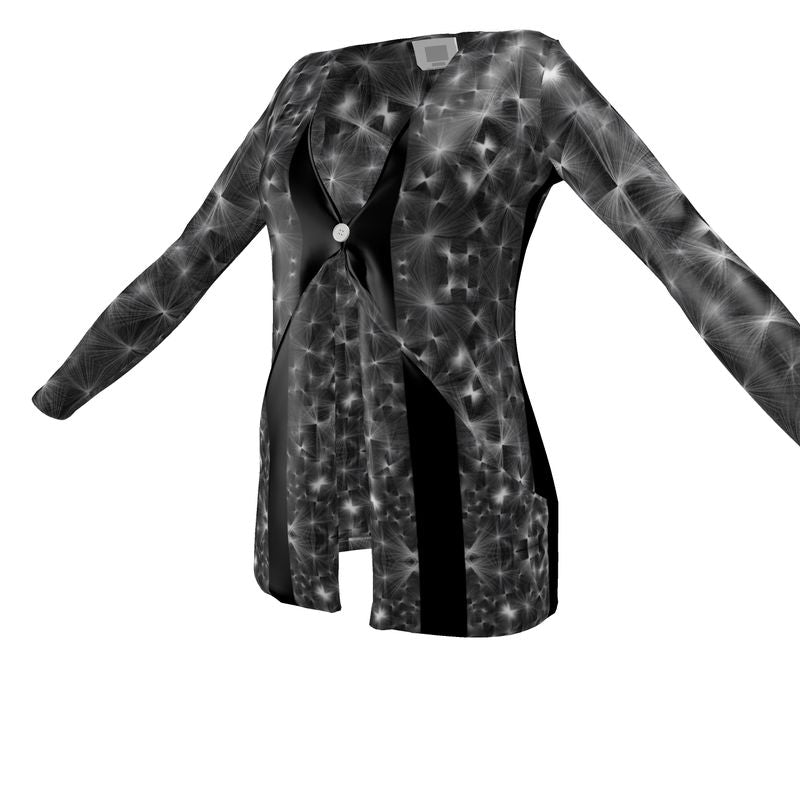Ladies Chic Cardigan With Pockets and a Button