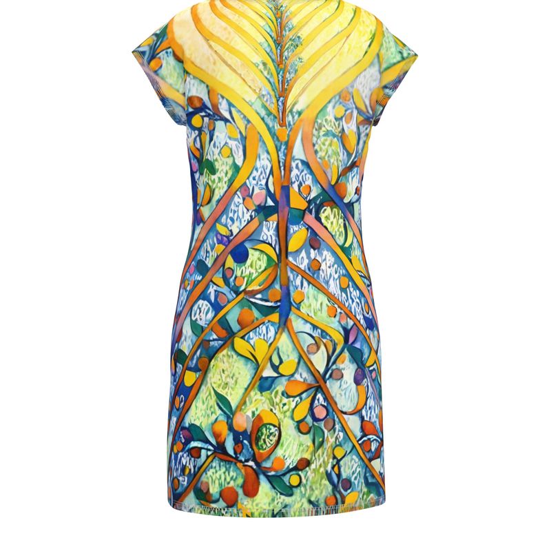 Ladies Tunic T Shirt Crazy for Color and Glitz