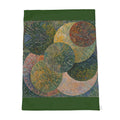 Throw Textured  Multicolored Circles