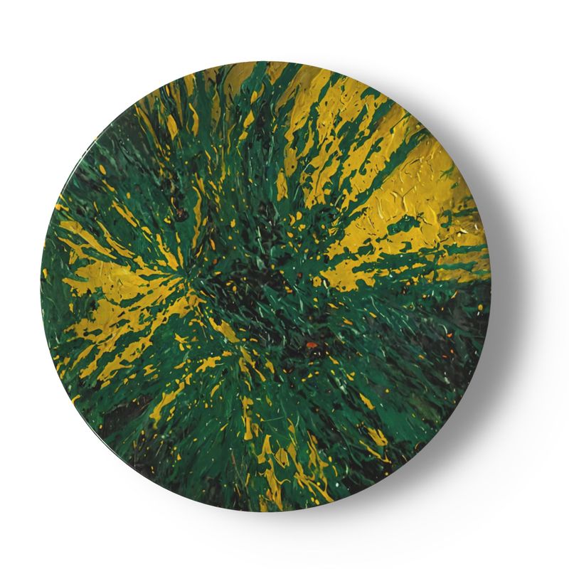 China Plates from Original Dutch Pour Paintings