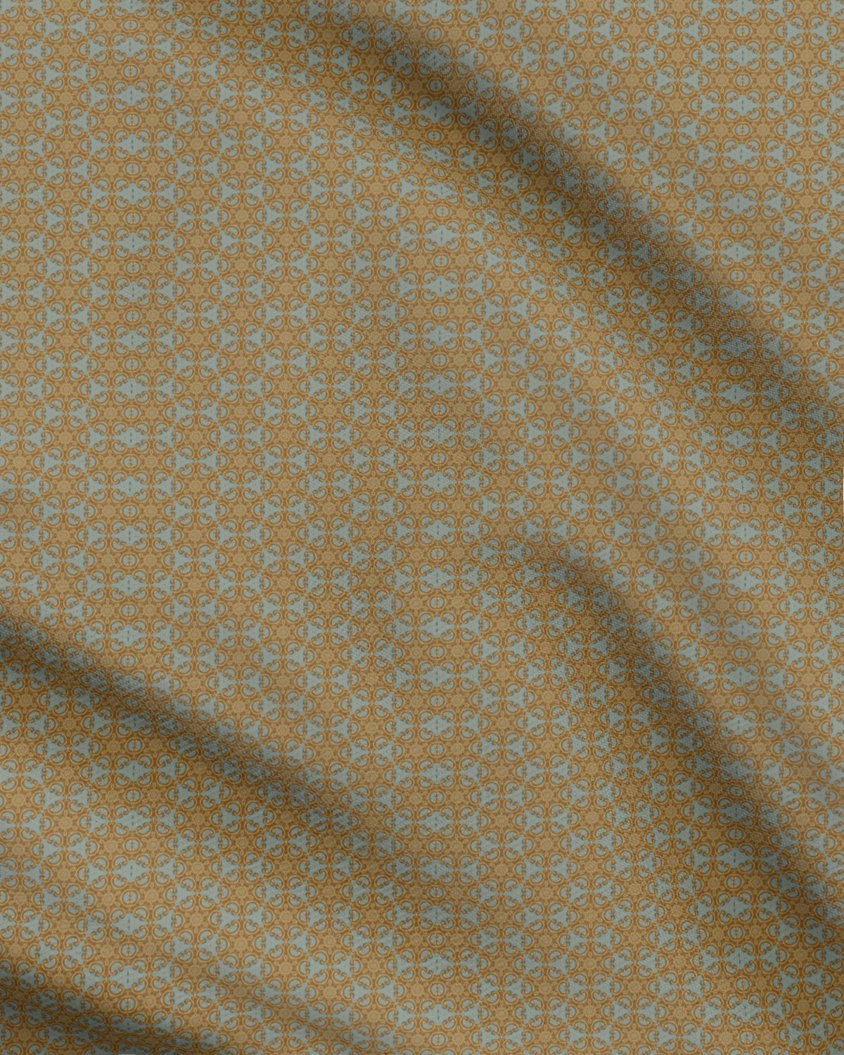Fabric Fleur de Lis Metallic Design