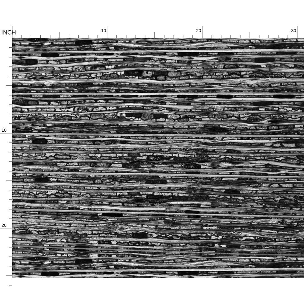 Fabric Wood Look in Black and White