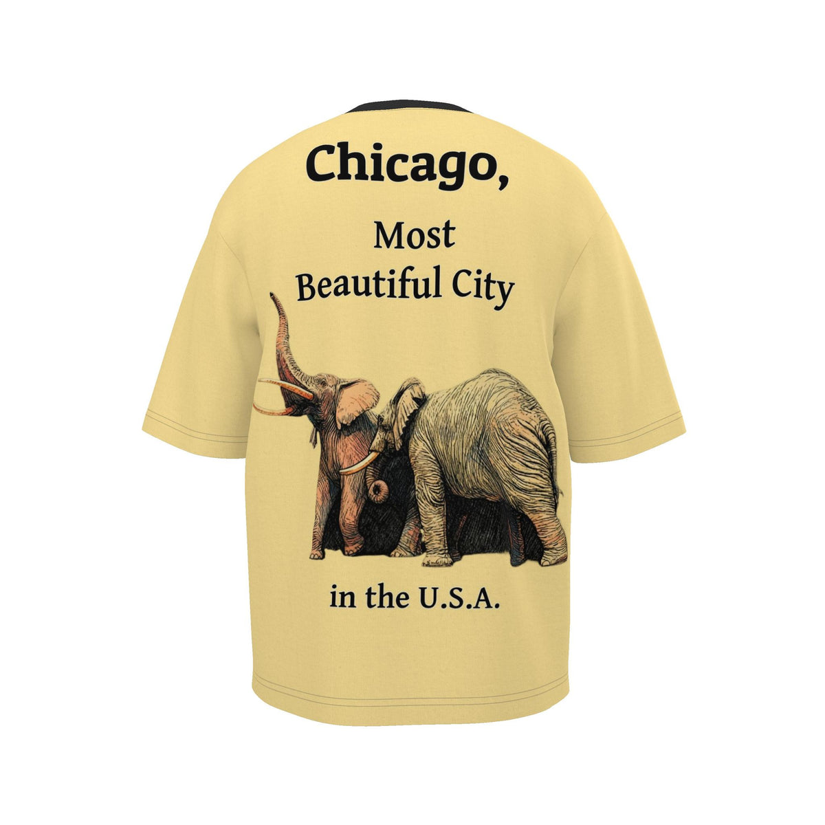 Chicago Mens Oversized T-Shirt