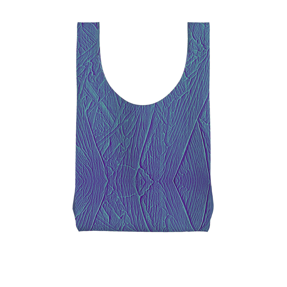 Abstract texture irredescent  Parachute Shopping Bag