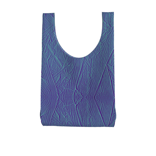 Abstract texture irredescent  Parachute Shopping Bag