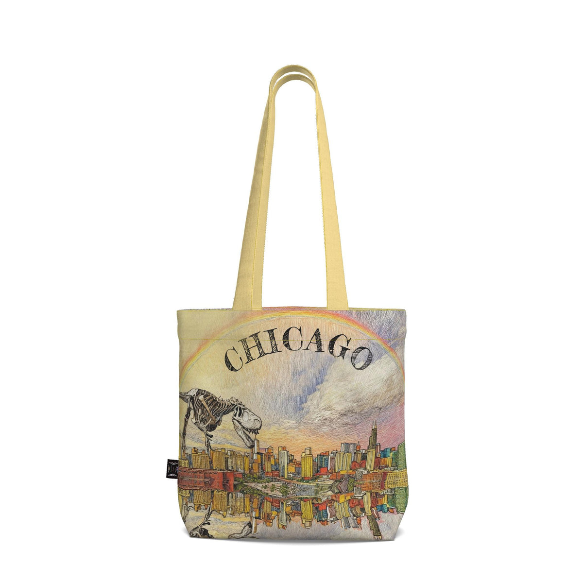 Double sided! Chicago Iconic Souvenir Tote Bag