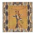 Children's AaBbCc 123 Rug earthtones on African motif