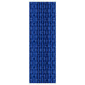 Washable Rugs Black and luminous Blue look