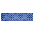 Bed Runner Black and the look of Luminous Blue