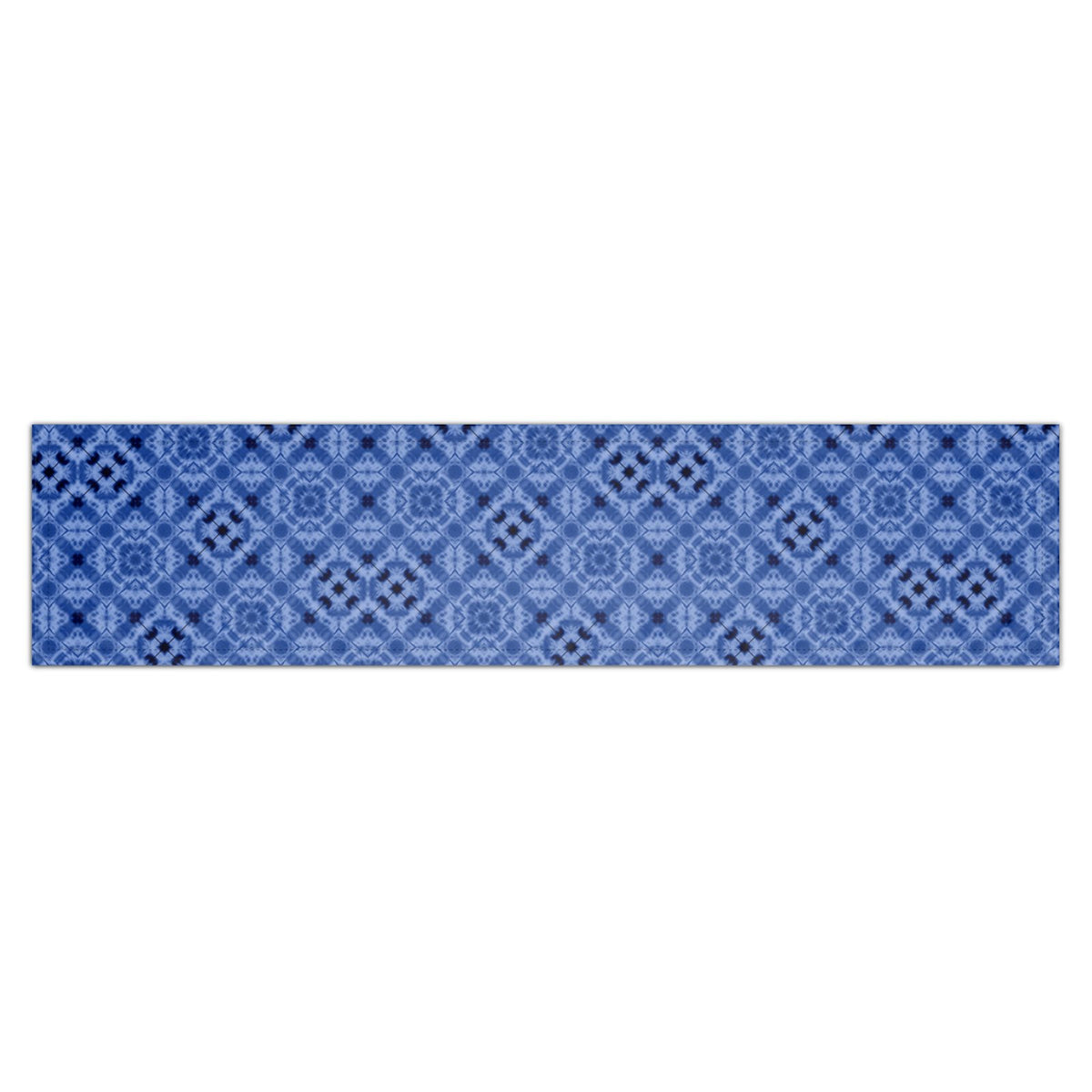 Bed Runner Black and the look of Luminous Blue