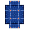 Fitted Sheets USAGeometrical Pattern Sheets in Blue & Orange