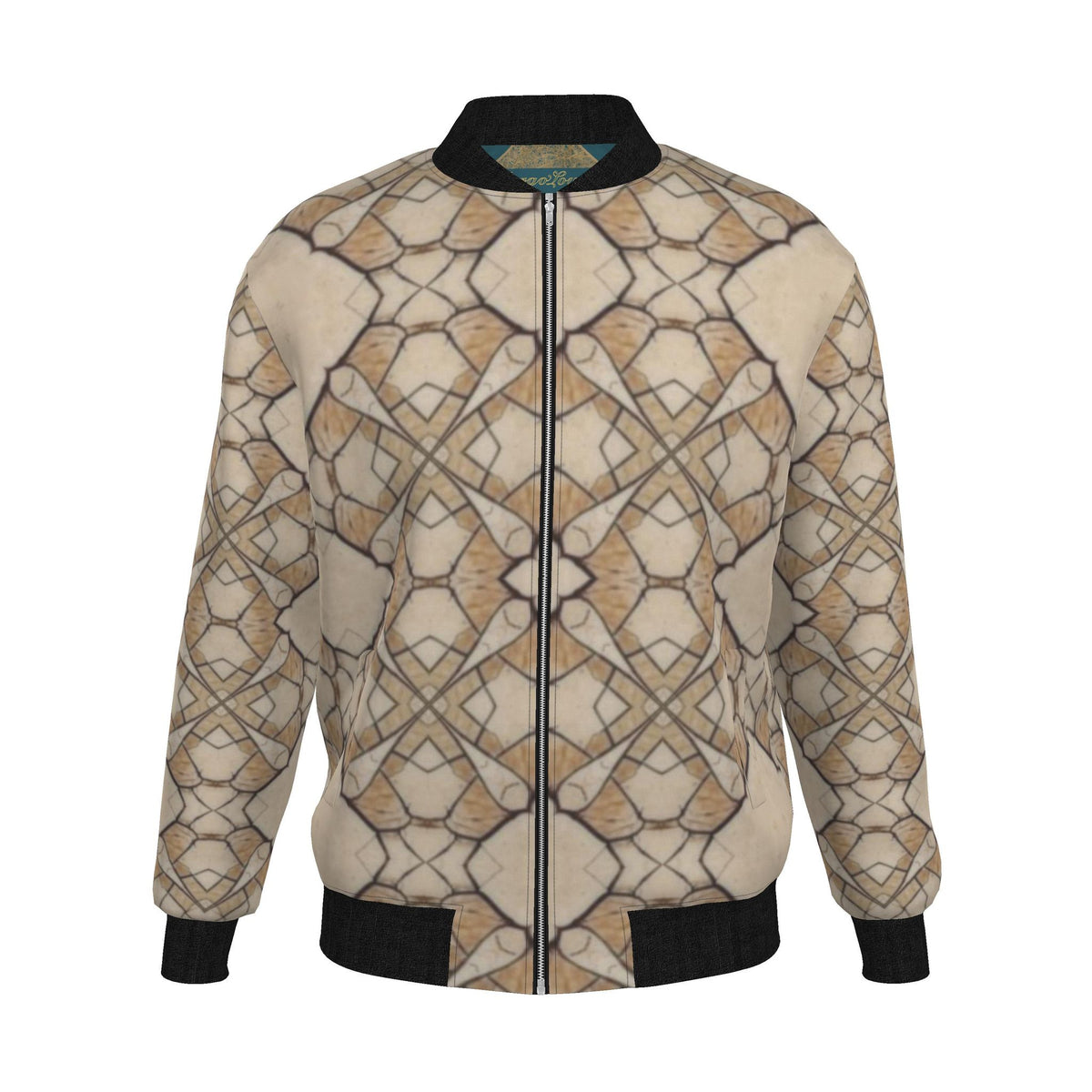 Mens Bomber Jacket Geometrical