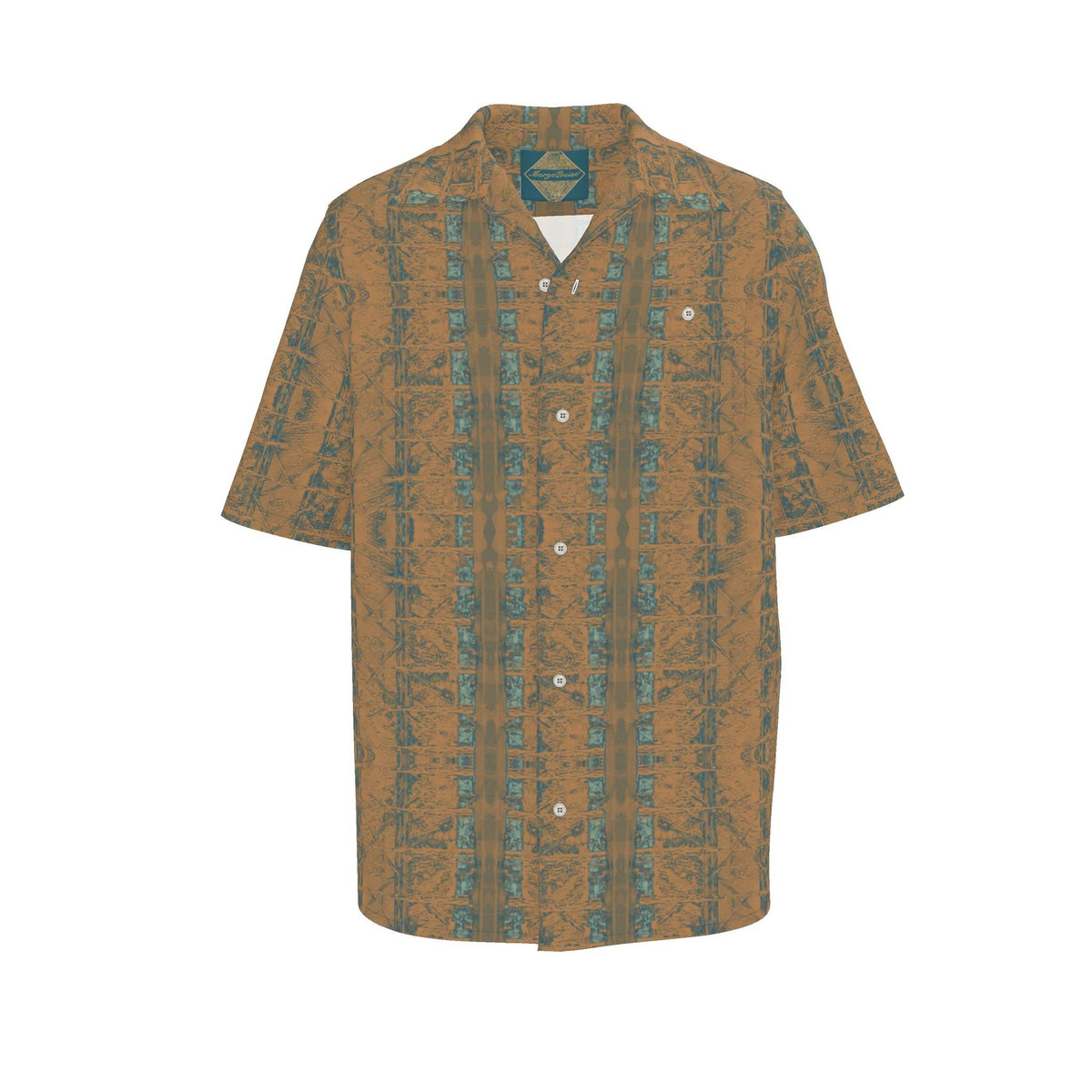 Original Artistic Striped Mens Revere Shirt
