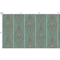 Fabric Printing Abstract Modern Lantern