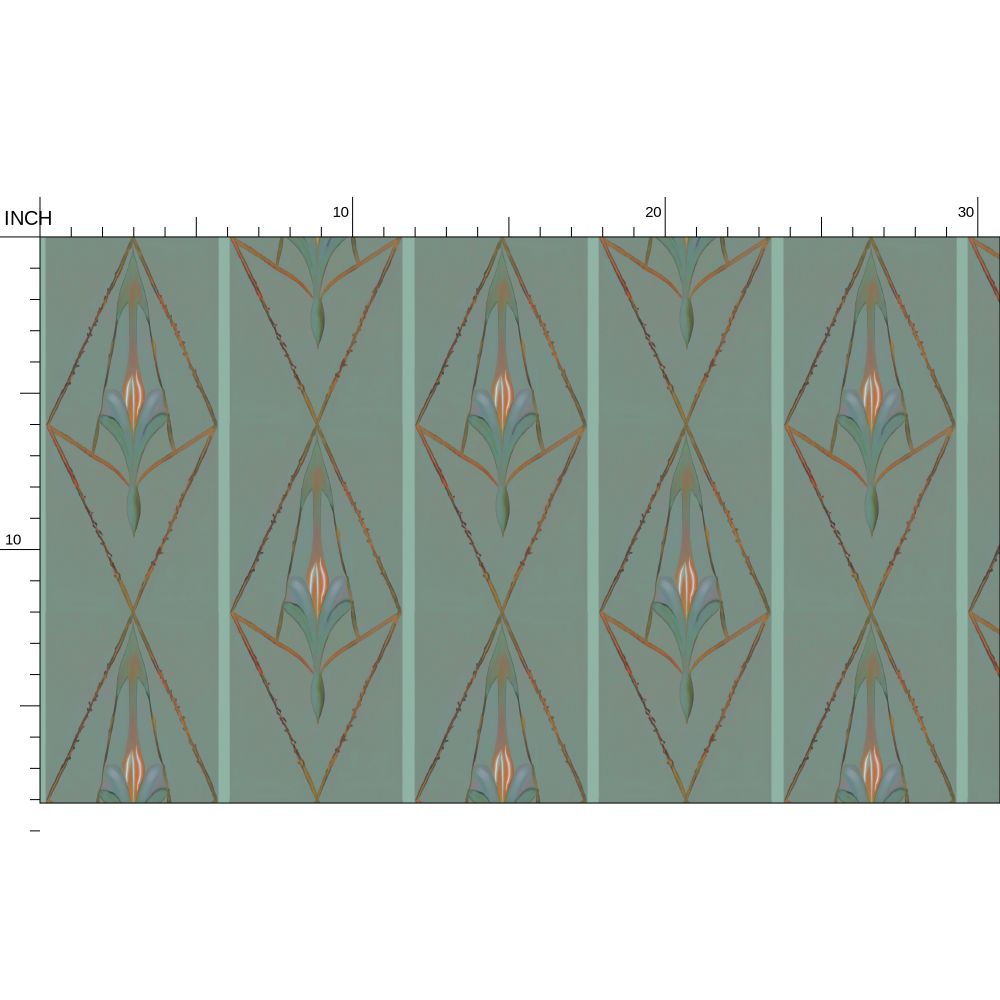 Fabric Printing Abstract Modern Lantern