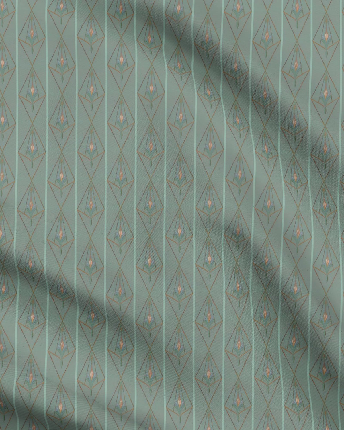 Fabric Printing Abstract Modern Lantern