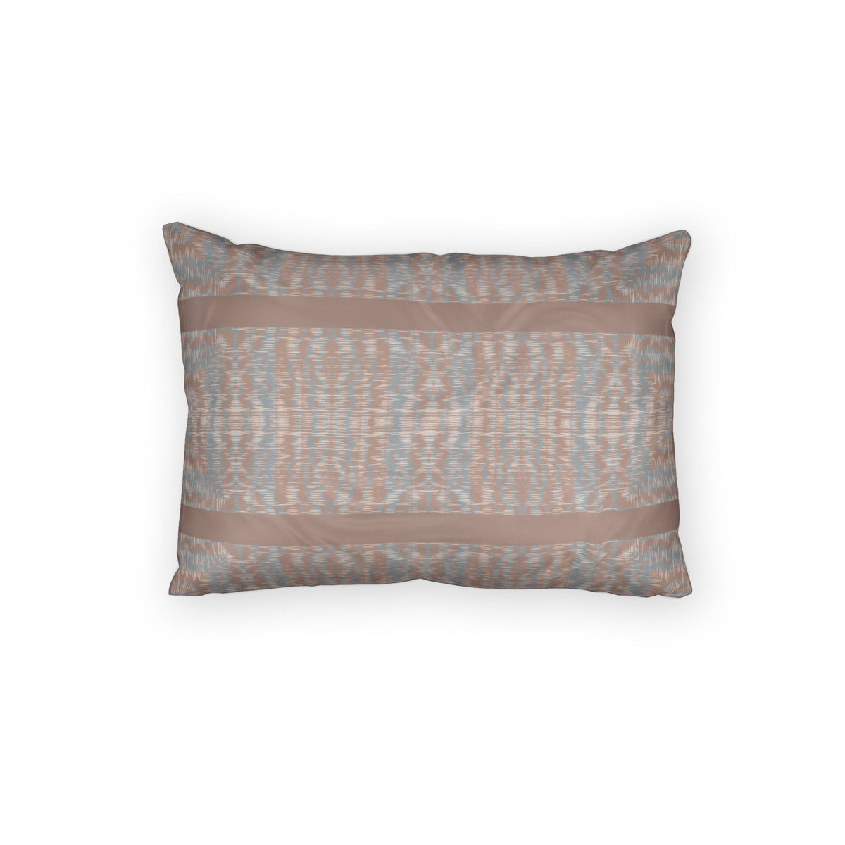 Modern Geometric Cotton Pillow Sham 2 – Soft Cottage door Blue and roadhouse tavern Patterned Accent
