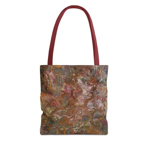 Abstract Red-Acrylic Art Tote Bag — Original Art AOP Shopper